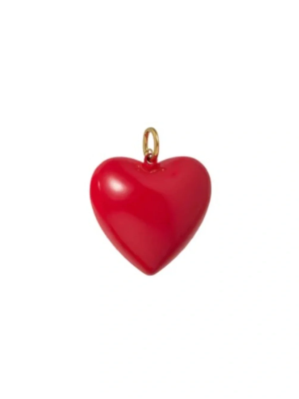 NWOT Roxanne The Big Puffy Heart Charms - Red